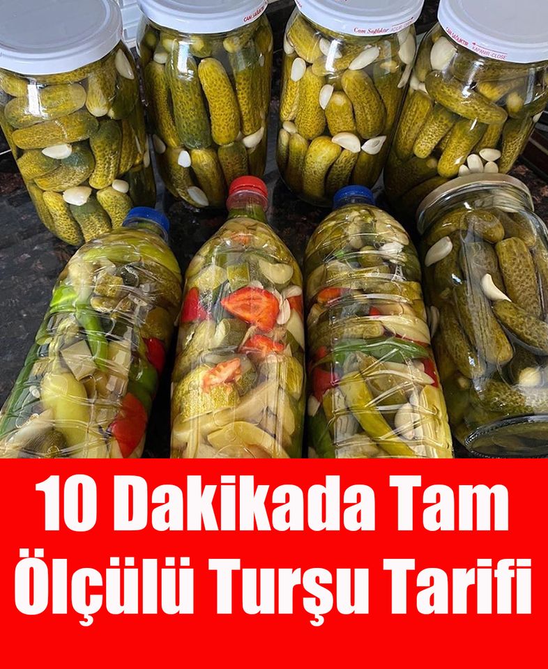 10 Dakikada Tam Ölçülü Turşu  - 1