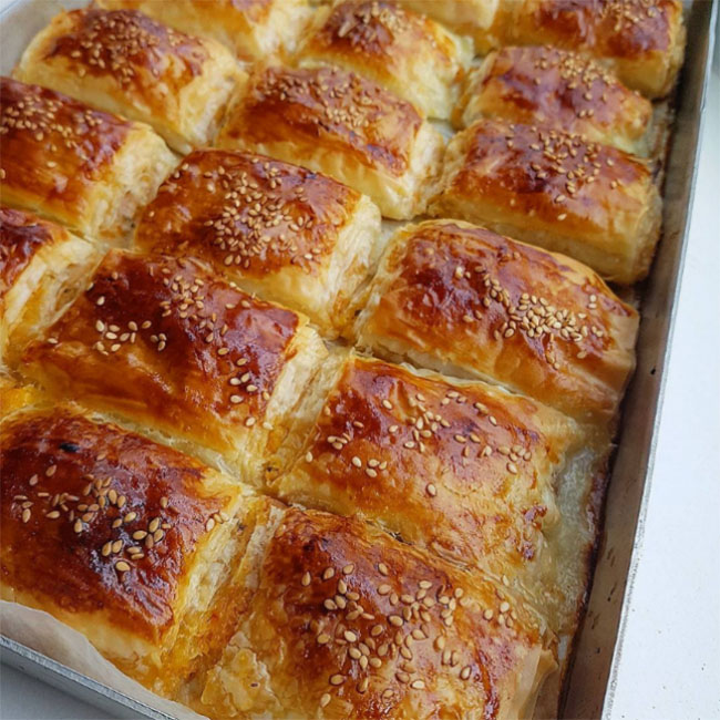 Baklava Yufkasından Patatesli Çıtır Börek - 3