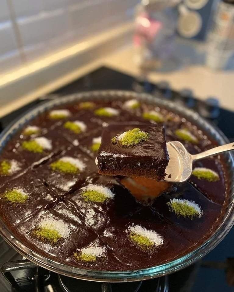 Brownie Tadında Islak Kek Tarifi - 1