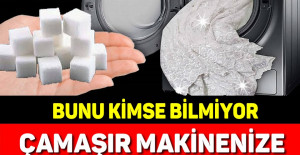 ÇAMAŞIR MAKİNESİNE 2 KAŞIK ŞEKER EKLERSENİZ