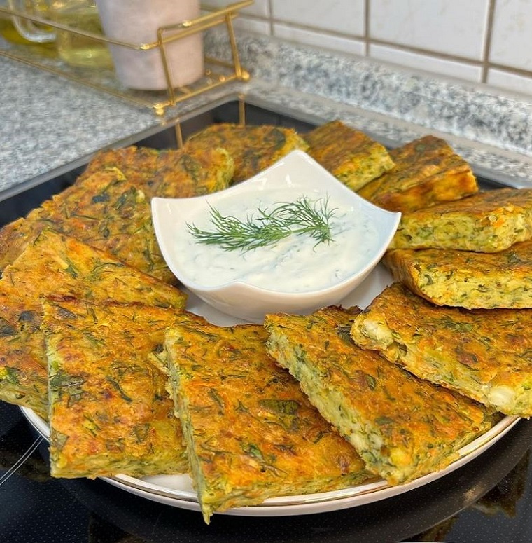 Börek Tadında sebzeli mücver - 1