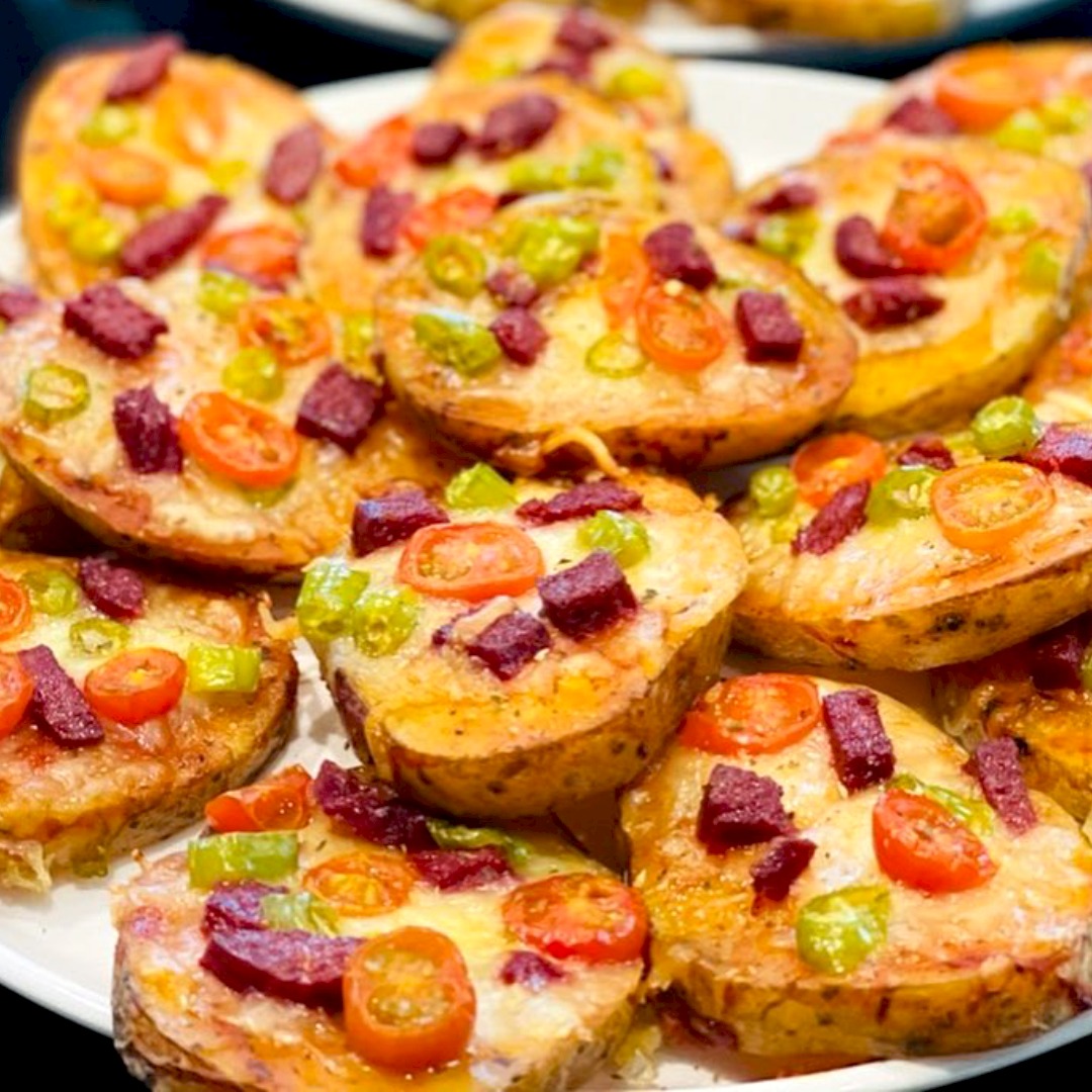 Kahvaltılık Patates Dilim Pizza Tarifi - 1