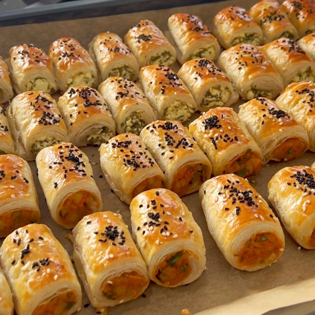 Milföy Hamurundan Peynirli Patatesli Börek Tarifi - 1