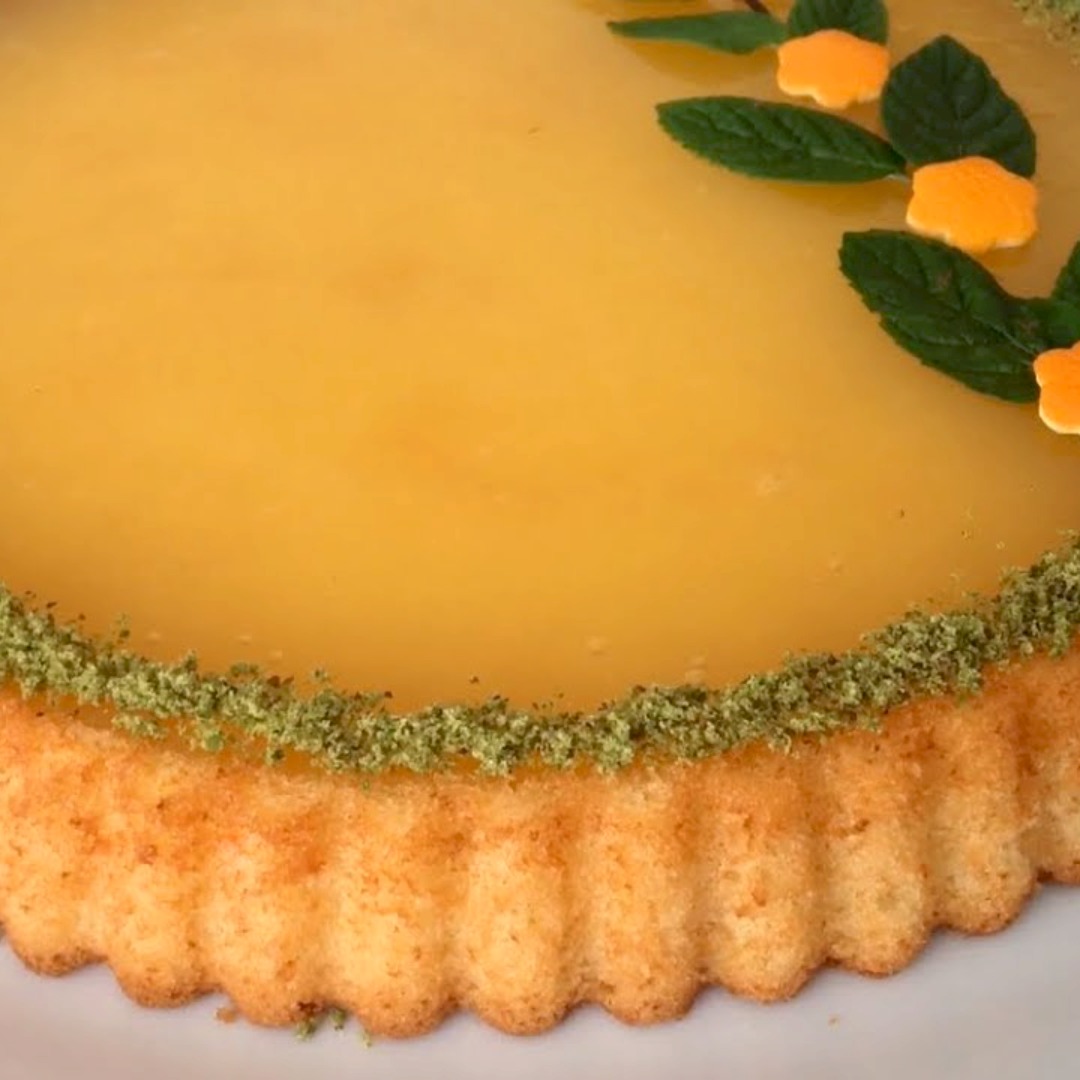 Portakallı Tart Kek Tarifi - 1