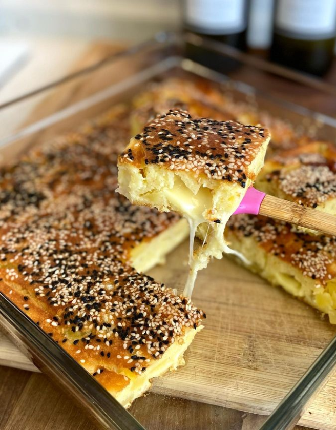 Börek tadında Patatesli Peynirli Tuzlu Kek - 1